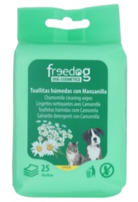 Picture of Freedog Chamomile Wipes | Gentle & Soothing for Dogs & Cats